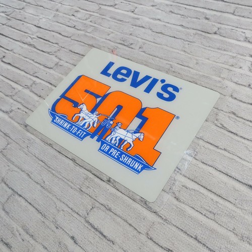 Vintage Levis Store Display Sign Jeans 