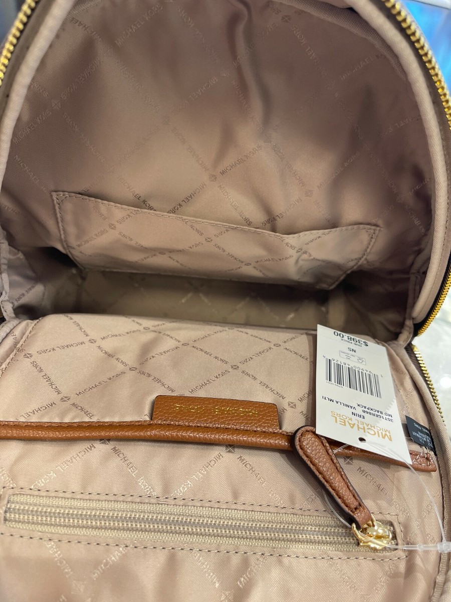 Michael Kors Erin Medium Backpack PVC Leather MK Signature  display picture 3
