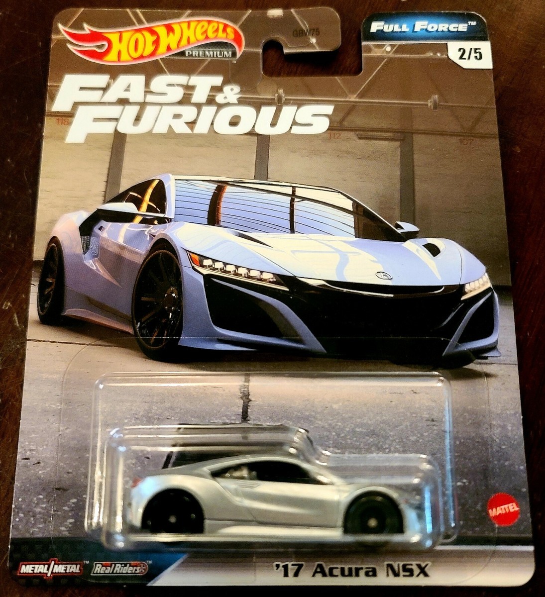 Hot Wheels 2020 Fast & Furious Full Force '17 Acura NSX Silver