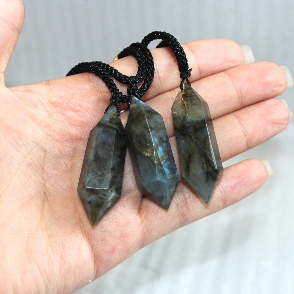 Labradorite cheap point pendant