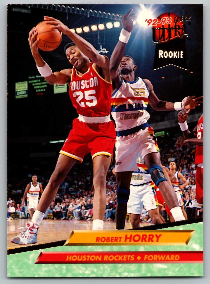 1992-93 ULTRA ROBERT HORRY RC HOUSTON ROCKETS #271