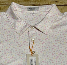  NWT PETER MILLAR Summer Comfort Tropical Cocktail Polo Shirt Men's Size 2XL