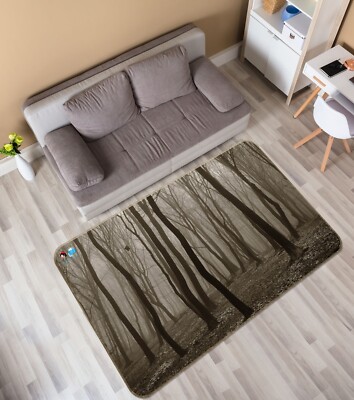 3D Winter Branches NBC28 Game Rug Mat Elegant Photo Carpet Mat Eve 2023