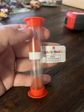 Red Sand Time 1 Minute Kids Hourglass Timer