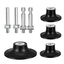 4Pcs 1/4" Shank Roll Lock 2" Sanding Disc Pad Holder for Die Grinder Drill US