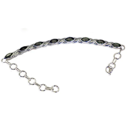 Handgefertigte Edelstein Peridot Echtschmuck-Armbänder-Anhänger