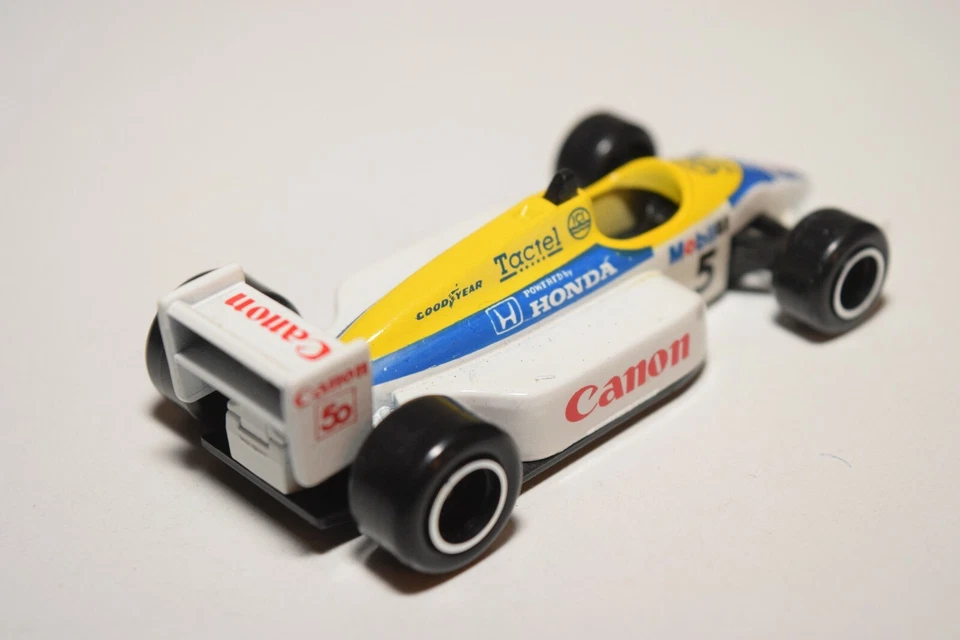 COCHE DE CARRERAS V 1:55 TOMICA TOMY 62 WILLIAMS HONDA FW11B CASI COMO NUEVO ¡RARO!! Foto 2 de 4