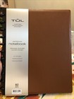 TUL Custom Note-Taking System Discbound Leather Notebook, Letter Size, Brown
