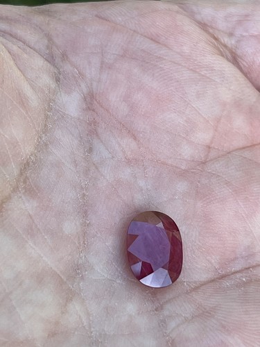 GIA Certified Natural Ruby Oval Cut Loose Gemstone 3.09 Carat - Picture 2 of 16