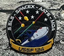 USSF-124 5SLS- SPACEX-AATS-MDA F9 FALCON 9 SPACE-X PATCH 🚀