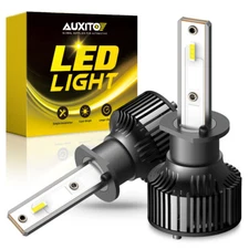 H1 LED Headlight Bulb Kit 6000K 200W 24000LM High Beam Fog Light Xenon White