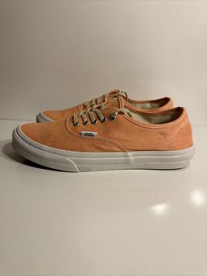 Vans of the Wall Sneakers 721277 Salmon Canvas Shoes Men Size
