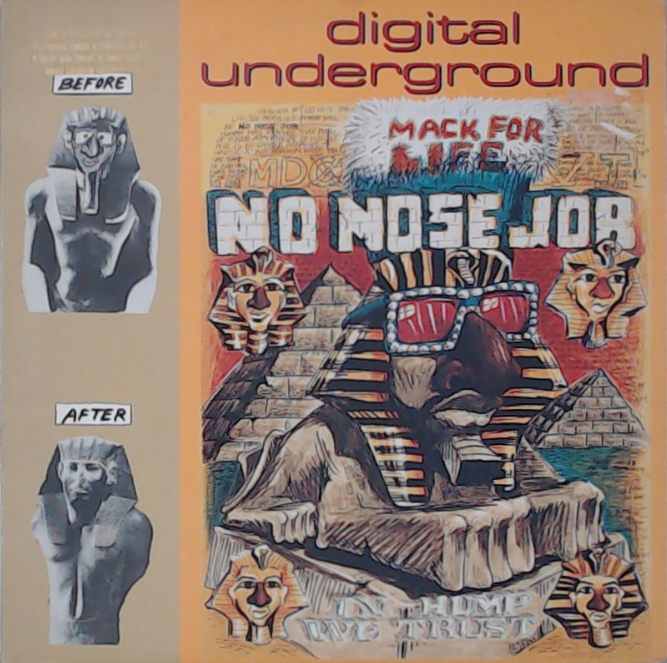Digital Underground No Nose Job OG 1991 Tommy Boy PC Promo Shock G