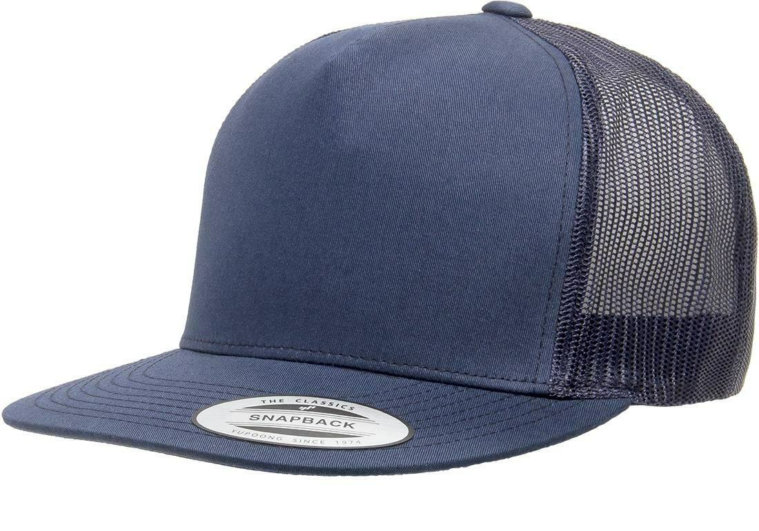 Yupoong&reg; Classic Trucker Mesh Hat - Blank 5 Panel FLEX FIT Cap 6006 6006T 6006W