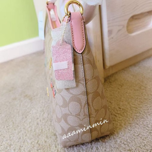 Bolso de hombro Coach X Observed By Us Laurel nuevo con etiquetas en lona exclusiva CU393 - Imagen 4 de 15