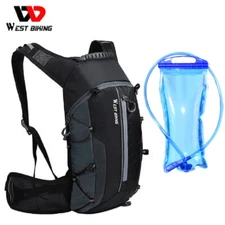WEST BIKING 2L Water Bladder Bag Cycling Sports Bike Hydration Pack Backpack 10L