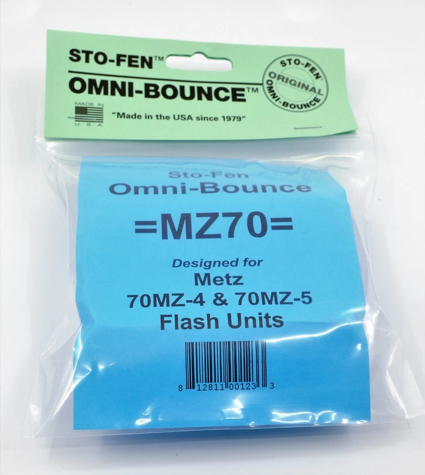 Flash Diffuser GENUINE Sto-Fen Omni-Bounce OM-MZ70  Metz 70 MZ4, 70 MZ5, 76 MZ5 - Image 3 of 4