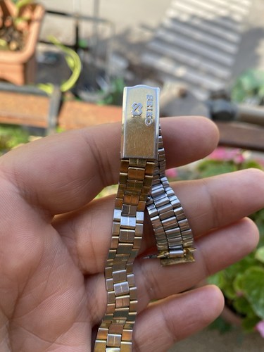 Seiko  bracelet Lady Vintage Steel&Gold Ansa 12mm