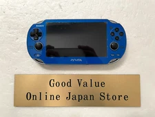 Sony PS Vita PCH-1100 AB04 Sapphire Blue 3G/Wi-Fi Console Used from Japan