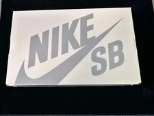 BRAND NEW EMPTY NIKE SB DUNK REPLACEMENT BOX - NO LABEL - SAIL COLOR
