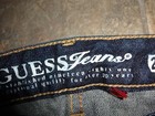 Guess Stretch Denim Blue Jeans  Dark Wash Women 29 embroidered pockets — photo 5