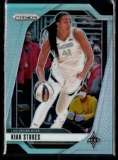 2024  WNBA Prizm==SILVER Prizm Parallel==#122==Kiah Stokes==Las Vegas Aces==