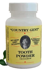 Country Gent Tooth Powder: Affordable, Convenient and Great for Travel.