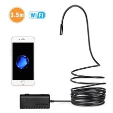 DEPSTECH WF010 Wireless Endoscope WiFi HD Inspection Semi-Rigid Snake Camera EC
