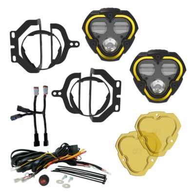 KC HiLiTES FLEX ERA 3 Fog LED Light Pods 2-Light Kit Jeep JL/JT Sport Bumpers