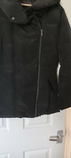 Womens Black Coat Size 12 New Without Tags