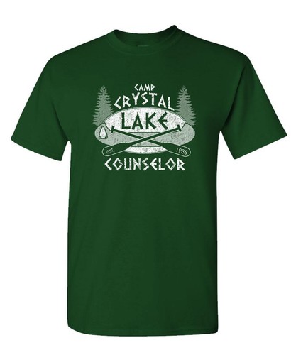 CAMP CRYSTAL LAKE - Horror Jason Hockey - Baumwolle Unisex T-Shirt - Bild 3 von 10
