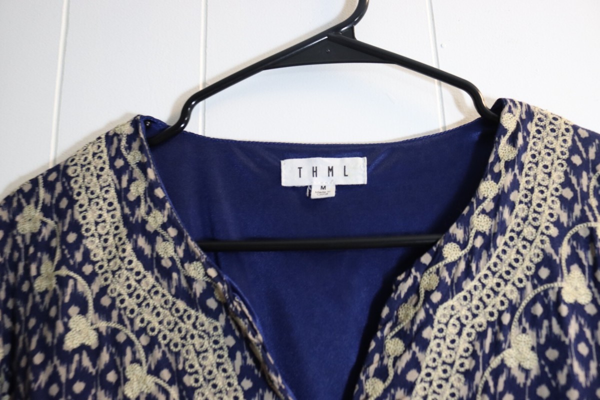sachin and babi light blue dress Embroidered Shift Dress