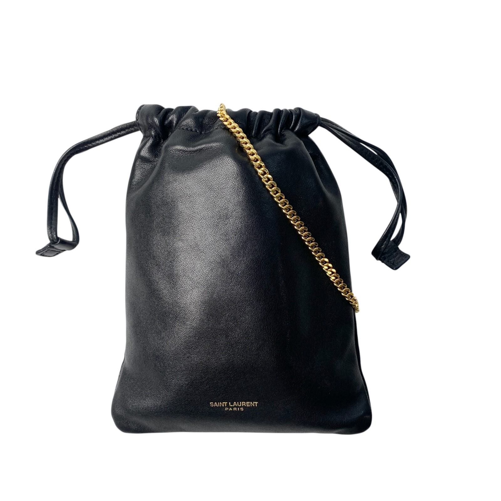 Saint Laurent SAINT LAURENT Borsa Donna Mini Catena Tracolla Nera 6...