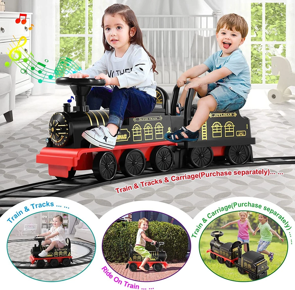 Battery powered on sale ride on train