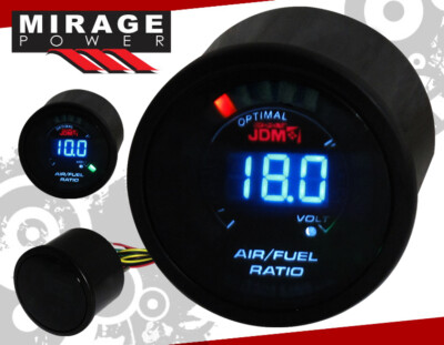 2'' 52MM Digital Blue LED Air Fuel Ratio Turbo Monitor Gauge For VW Audi