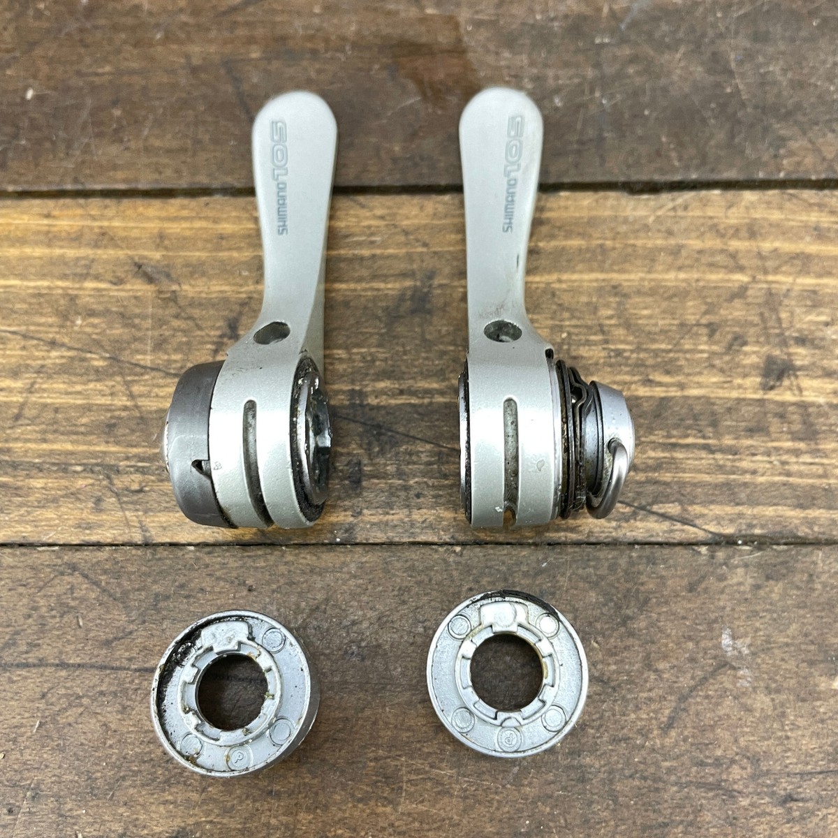TECNICA 24〜24.5 Shimano 105 Sl-1055 7 Speed Downtube Index SIS Shifters for