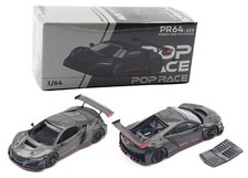 Pop Race 1:64 Honda NSX GT3 EVO22 Carbon Edition Diecast Model Car PR640159