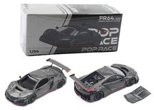 Pop Race 1:64 Honda NSX GT3 EVO22 Carbon Edition Diecast Model Car PR640159