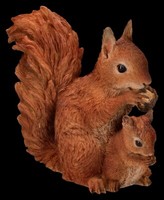 Gartenfigur - Dekofigur EichhöRnchen – Polyresin – Tierfigur Skulptur Deko 20Cm