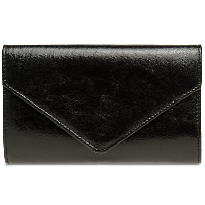 Caspar TA424 Elegante Damen Metallic Clutch Tasche Abendtasche Brauttasche