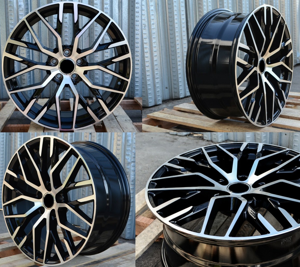19x8.5 WHEELS FITS AUDI A4 A5 S4 A6 VW JETTA PHAETON 19 INCH +32