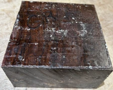 ONE BEAUTIFUL EXOTIC GRANADILLO BOWL BLANK LATHE LUMBER WOOD 6" X 6" X 3"