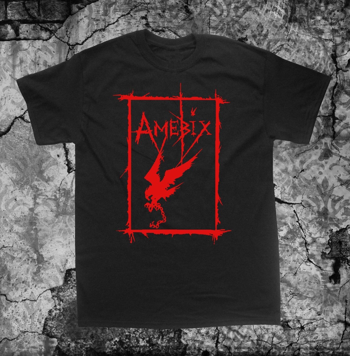 90s初期 AMEBIX Tシャツ CRUST PUNK シングルステッチ 希少 Amebix T Shirt Crust Punk Crass Doom Aus-Rotten Subhumans