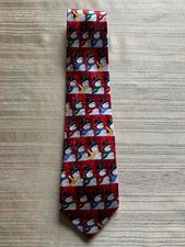 Men's Tie Christmas Theme Necktie Frosty The Snowman Silk 58