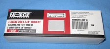 a Box of 1000 ~ 20 Gauge 1.25" L Cleats, Flooring Nails ~ Norge Tool Company