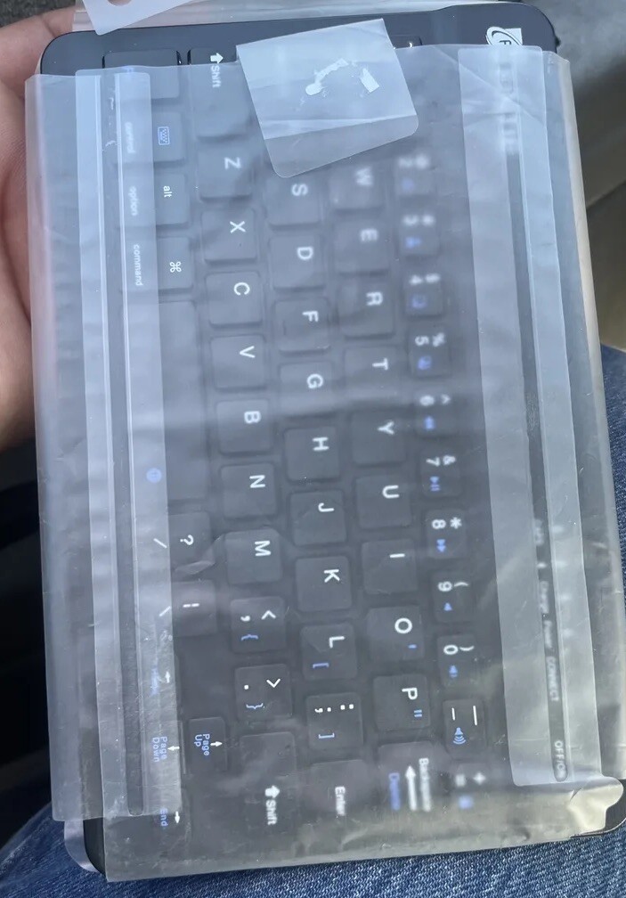 FINTIE Black Wireless Bluetooth Keyboard - for Most Tablets and Computers, New