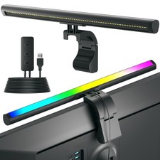 RGB Computer Light Bar LED Monitor Lamp Screen Light Bar, Adjustable Monitor...