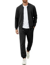 Men's Tracksuit 2 Piece Sets Jogging Suit Casual Running Sweatsuit with Full ...