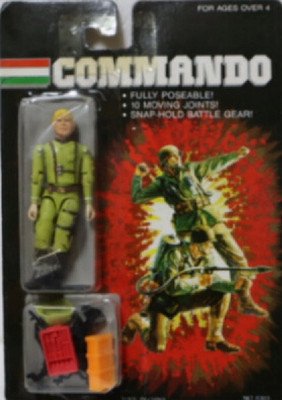 Vintage 1985 Commando National Defense Sea-Hawk GI Joe Style O-Ring Figure