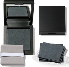 Oil Blotting Paper with Powder - 500 Oil Blotting Sheets with Mirror, Puff Ref